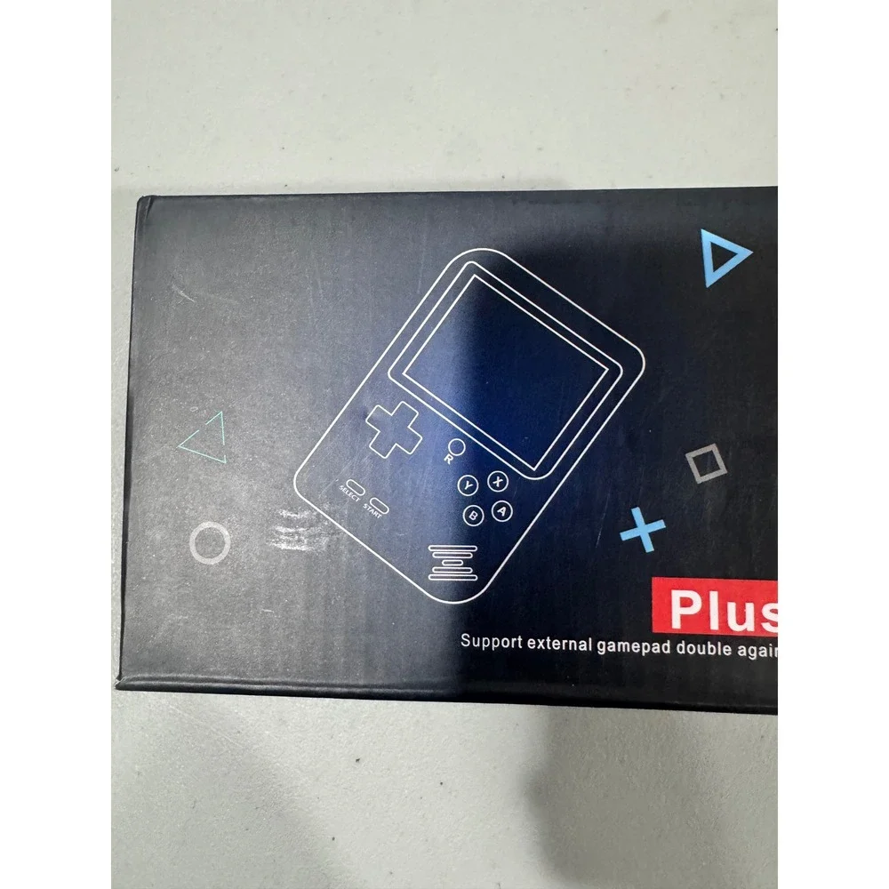 Retro Handheld Game Console Plus Red Portable Video‎ Game Player Rechargeable